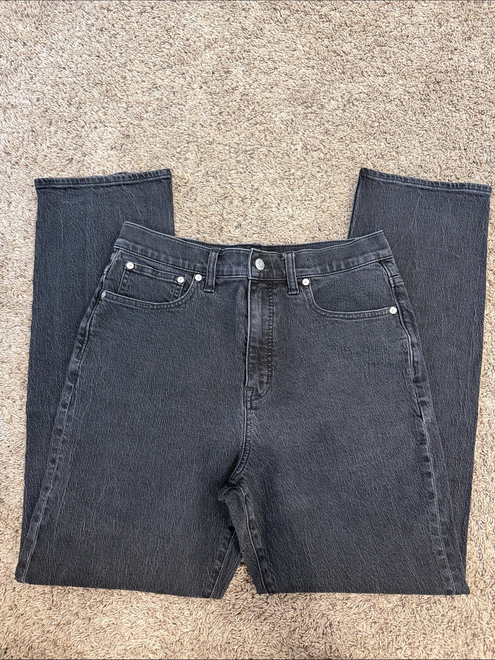Madewell ‘90s straight washed black jeans